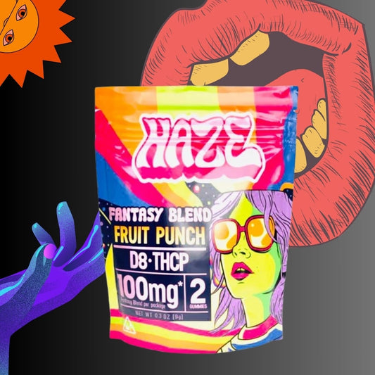 Gomitas Haze D8 Sabor Fruit Punch X2. no incluye envió